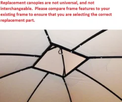 Somerset Gazebo Palm Leaves Replacement Canopy -Chic Furniture Store 810549338 5