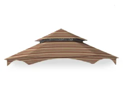 Southbay Gazebo Canyon Stripe Replacement Canopy -Chic Furniture Store 810549351 11
