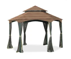 Southbay Gazebo Canyon Stripe Replacement Canopy -Chic Furniture Store 810549351 61
