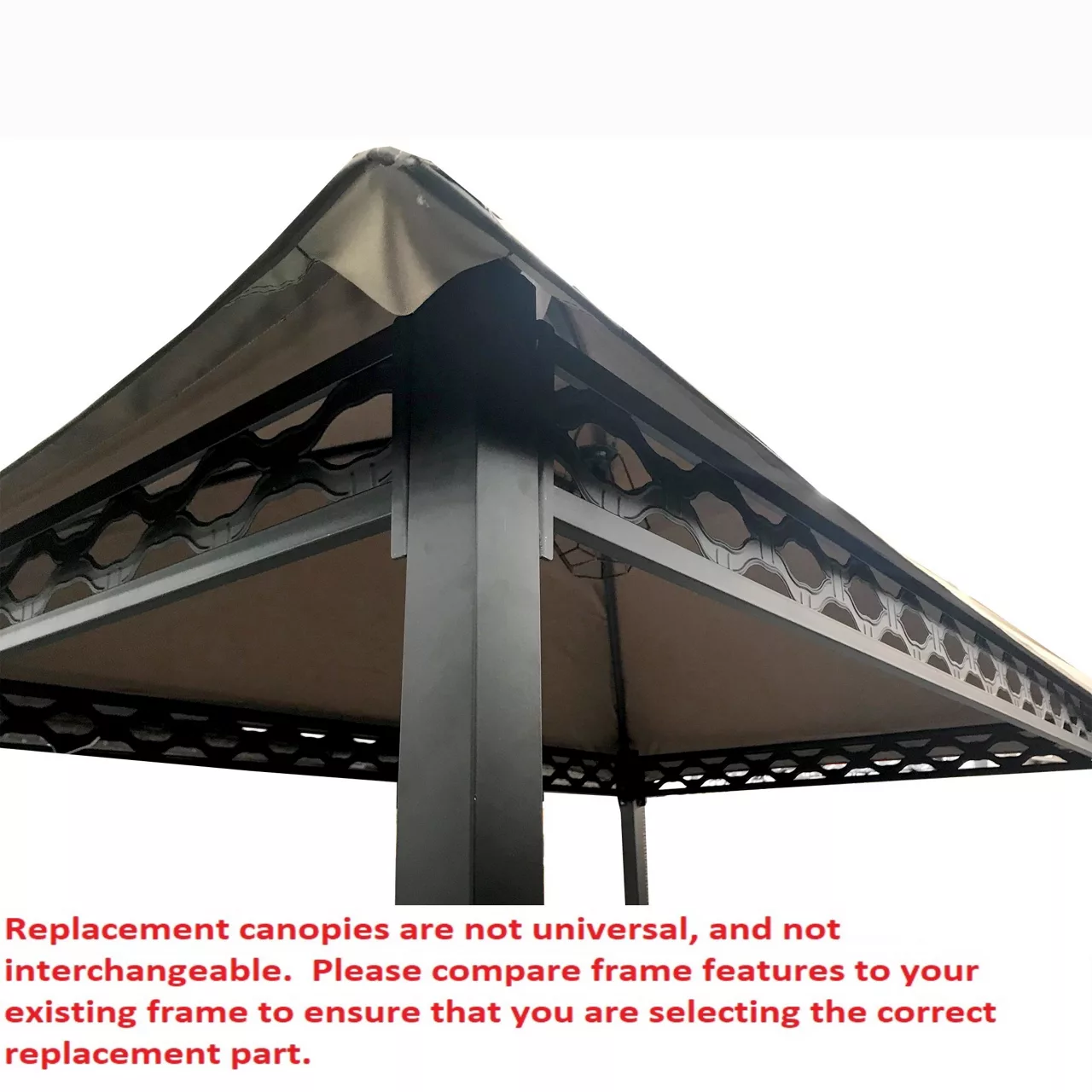 Pinehurst Grill Gazebo Beige Damask Replacement Canopy 8 Pinehurst Grill Gazebo Beige Damask Replacement Canopy - Image 6