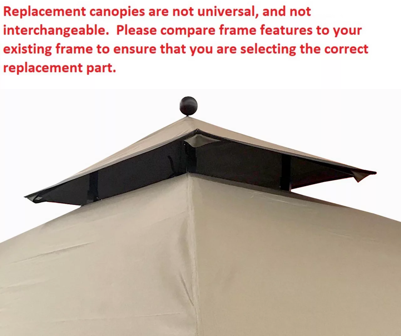 Pinehurst Grill Gazebo Beige Damask Replacement Canopy 17 Pinehurst Grill Gazebo Beige Damask Replacement Canopy - Image 15