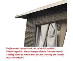 Augusta Gazebo Beige Replacement Riplock Canopy -Chic Furniture Store 810549366 61