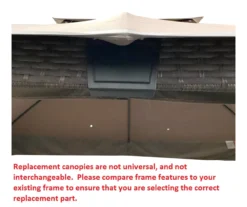 Augusta Gazebo Beige Replacement Riplock Canopy -Chic Furniture Store 810549366 71