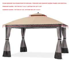 Pinehurst Gazebo Beige Replacement Canopy 25 Pinehurst Gazebo Beige Replacement Canopy -Chic Furniture Store 810549369 31