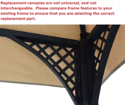 Windsor Grill Gazebo Replacement Riplock Canopy -Chic Furniture Store 810549388 31