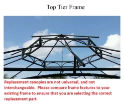 Southbay Gazebo Replacement Riplock Canopy -Chic Furniture Store 810549400 51