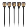 Flame Torch 5-Piece Solar Pathway Light Set -Chic Furniture Store 810549506