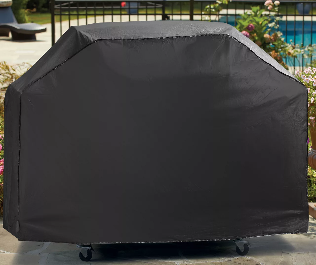 Black Universal Fit Grill Cover 4 Black Universal Fit Grill Cover - Image 2