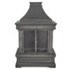 56.3" Eastlake Wood Burning Fireplace -Chic Furniture Store 810550372