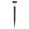 Black 10-Piece Solar Light Yard Stake Set