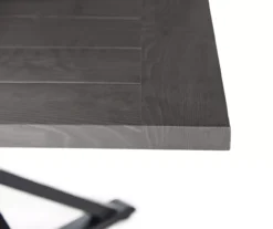 Broyhill Autumn Cove Wood Look Square Steel Patio Dining Table -Chic Furniture Store 810553658 2