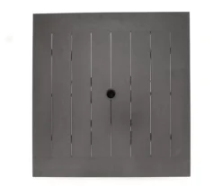 Broyhill Autumn Cove Wood Look Square Steel Patio Dining Table -Chic Furniture Store 810553658 3