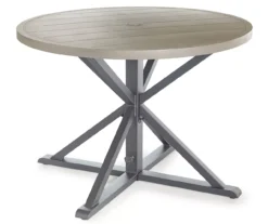 Broyhill Sandpointe Steel Round Patio Dining Table -Chic Furniture Store 810554377 1
