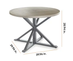 Broyhill Sandpointe Steel Round Patio Dining Table -Chic Furniture Store 810554377 99 2