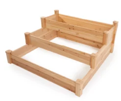53.1" Wood 3-Tiered Raised Garden Bed -Chic Furniture Store 810555900 2