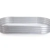 70.9" Oval Galvanized Raised Garden Bed -Chic Furniture Store 810555902