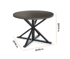 Broyhill Sandpointe Steel Round Patio Dining Table -Chic Furniture Store 810557038 99 2