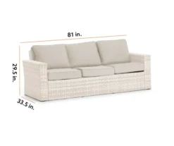 Broyhill Eagle Brooke All-Weather Wicker Cushioned Patio Sofa 39 Broyhill Eagle Brooke All-Weather Wicker Cushioned Patio Sofa -Chic Furniture Store 810557274 1