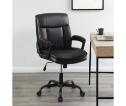 Real Living Faux Leather Office Chair -Chic Furniture Store 810559968 11