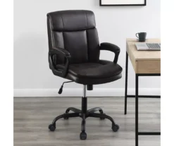 Real Living Faux Leather Office Chair -Chic Furniture Store 810559968