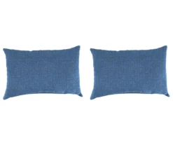 Jordan Manufacturing Husk Texture Outdoor Throw Pillows, 2-Pack -Chic Furniture Store 810560276 1