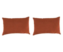 Jordan Manufacturing Husk Texture Outdoor Throw Pillows, 2-Pack -Chic Furniture Store 810560482 1