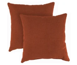 Jordan Manufacturing Husk Texture Outdoor Throw Pillows, 2-Pack -Chic Furniture Store 810560512 1