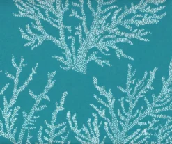 16" Sea Coral Turquoise Outdoor Throw Pillows, 2-Pack -Chic Furniture Store 810560526 3