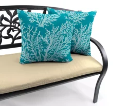 16" Sea Coral Turquoise Outdoor Throw Pillows, 2-Pack -Chic Furniture Store 810560526 7