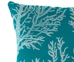 16" Sea Coral Turquoise Outdoor Throw Pillows, 2-Pack -Chic Furniture Store 810560526 8