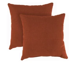 Jordan Manufacturing Husk Texture Outdoor Throw Pillows, 2-Pack -Chic Furniture Store 810560536 1