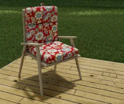 Daelyn Cherry French Edge Outdoor Chair Cushion -Chic Furniture Store 810560543 5