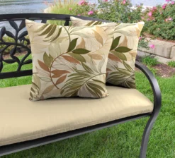 Jordan Manufacturing Oasis Outdoor Throw Pillows, 2-Pack -Chic Furniture Store 810560725 2