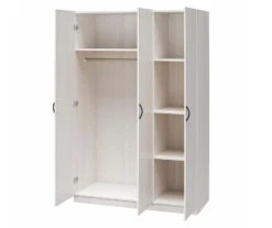 Ivory Oak 3-Door Storage Wardrobe -Chic Furniture Store 810561398 21