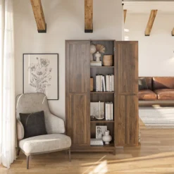 Seven Hills Columbia Walnut 2-Door Storage Cabinet -Chic Furniture Store 810563167 51