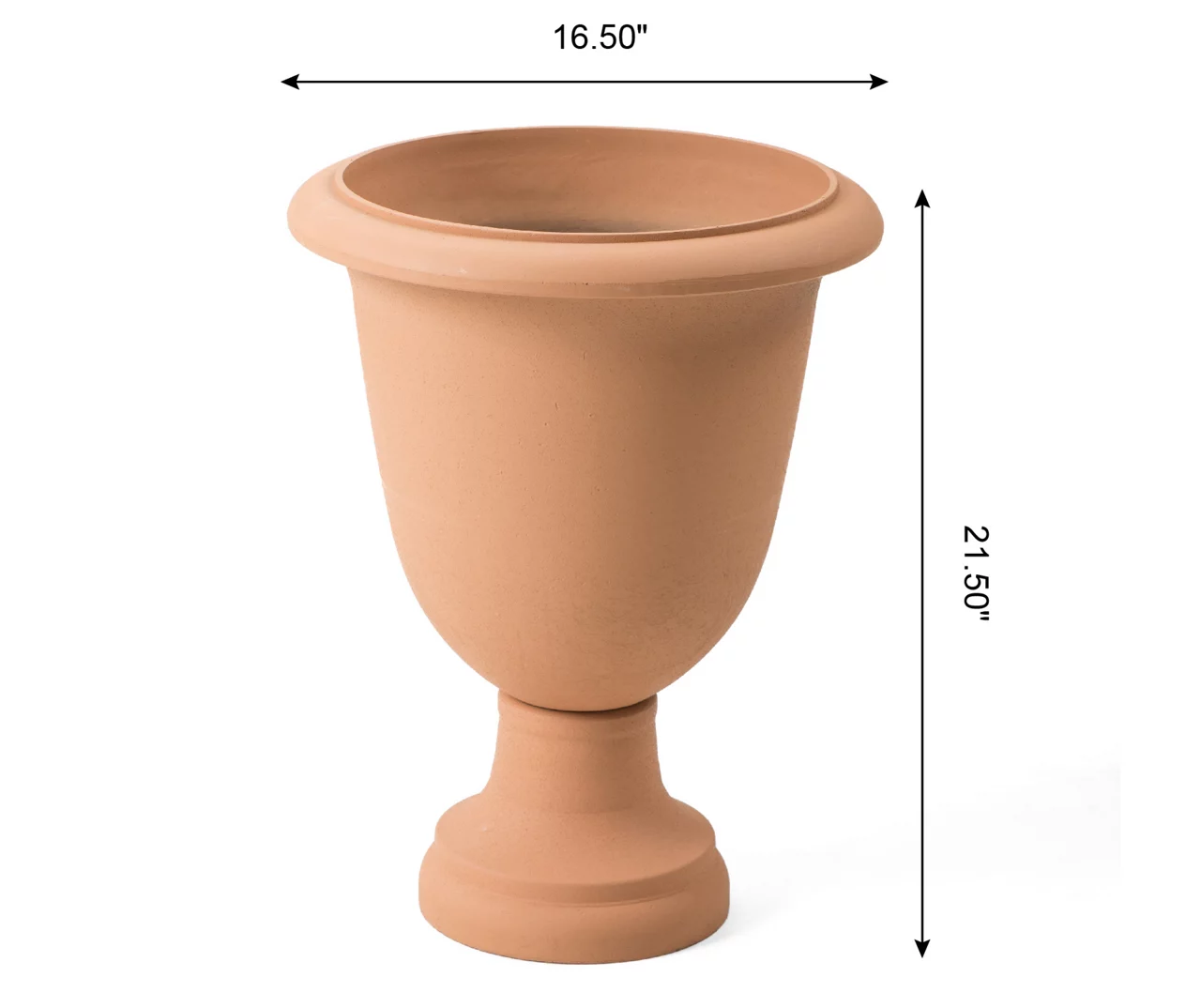 Glitzhome Plastic Urn Planters, 2-Pack 8 Glitzhome Plastic Urn Planters, 2-Pack - Image 6
