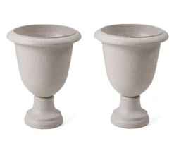 Glitzhome Plastic Urn Planters, 2-Pack 14 Glitzhome Plastic Urn Planters, 2-Pack -Chic Furniture Store 810565981 1