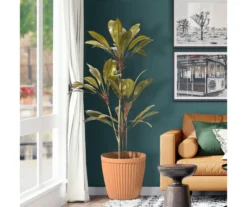 Glitzhome 15.5" Fluted Plastic Planters, 2-Pack -Chic Furniture Store 810565984 3