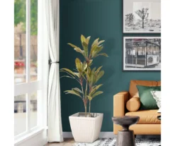 Glitzhome 16.25" Fluted Plastic Planters, 2-Pack 19 Glitzhome 16.25" Fluted Plastic Planters, 2-Pack -Chic Furniture Store 810565986 3