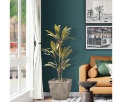 Glitzhome 16.25" Fluted Plastic Planters, 2-Pack 15 Glitzhome 16.25" Fluted Plastic Planters, 2-Pack -Chic Furniture Store 810565987 3