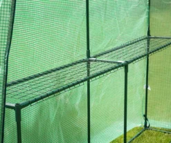 74.75" Green PE & Metal Single Shelf Walk-In Greenhouse -Chic Furniture Store 810565996 5
