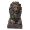 15.25" Guardian Lying Lion Garden Statuary -Chic Furniture Store 810566371 1