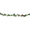 10.6' Frosted Berry & Holly Garland Light Set, 30-Lights 1 10.6' Frosted Berry & Holly Garland Light Set, 30-Lights -Chic Furniture Store 810567441 1