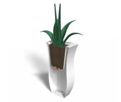 Mayne Inc. 16" Valencia Plastic Planter -Chic Furniture Store 810567854 5