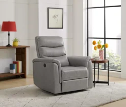 Real Living Faux Leather Power Recliner -Chic Furniture Store 810568024 1
