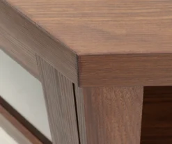 48" Brown Corner Electric Fireplace Console -Chic Furniture Store 810570725 1