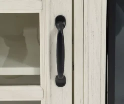 60" White 2-Tone Electric Fireplace Console -Chic Furniture Store 810570730 5