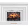 53.5" White Marble Petite Grand Electric Fireplace -Chic Furniture Store 810570829 11