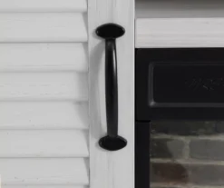 54" 2-Tone Shutter Door Electric Fireplace Console -Chic Furniture Store 810571321 3