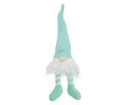Northlight Aqua & White Knit Gnome Tabletop Decor